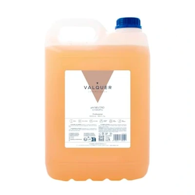 Abbildung von Valquer Profesional Shampoo Ph Neutral Revitalisierend mit Glanz und Pro Vitamin B5 Karaffe für Friseure 5 L