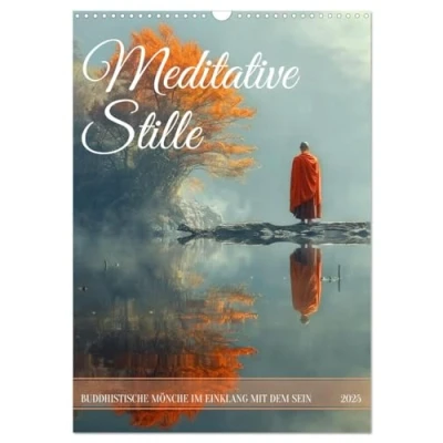 Abbildung von Meditative Stille (Wandkalender 2025 DIN A3 hoch), CALVENDO Monatskalender
