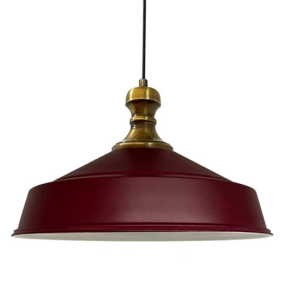 Abbildung von Bamyum Pendelleuchte Asletl Knob Industrie Pendelleuchte, 41 cm Moderne Metall Lampe