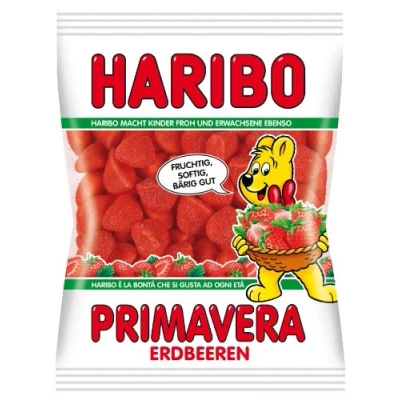 Abbildung von Haribo Primavera Erdbeeren, 15er Pack (15 x 100 g Beutel)