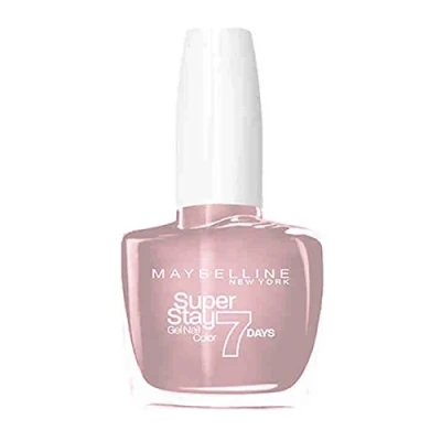 Abbildung von Maybelline New York Make Up Superstay Nailpolish Forever Strong 7 Days Finish Gel Nagellack Porcelain / Farblack mit ultra starkem Halt ohne UV Lampe in weiß (1 x 10 ml)