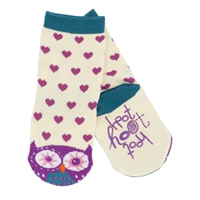 Abbildung von Hatley Mädchen Kids Animal Socks Hoot Sneakersocken, Elfenbein (Cream), 104 (Herstellergröße:Small (2 4 Years))