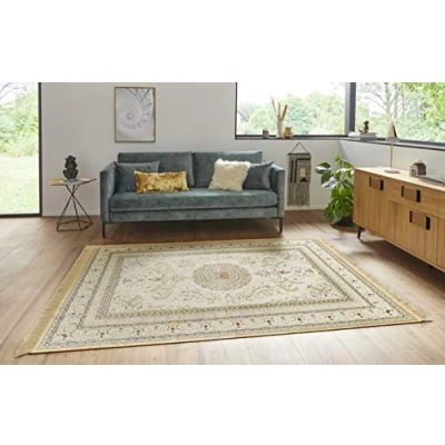 Abbildung von NOURISTAN Teppich &quot;Antik Negar&quot;, rechteckig, Orientalisch mit Fransen, Orient, Wohnzimmer, Schlafzimmer, Esszimmer