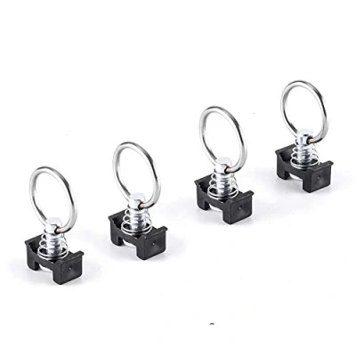 Abbildung von Oldbones Single Stud Fitting Tie Down Anchor Quick Release Ring Spring Bolt L Track Airline (10Packs)