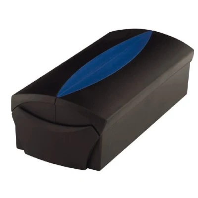 Abbildung von HAN Visitenkartenbox VIP, modernes Design, mit patentiertem Deckel für 500 Visitenkarten und 1 zusätzliches Etui Go 2000 34, schwarz blau