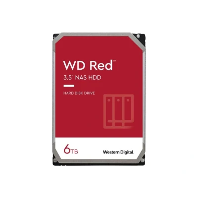 Abbildung von Western Digital Red 6TB SATA 6Gb/s 256MB Cache Internal 8,9cm 3,5Zoll 24x7 IntelliPower optimized for SOHO NAS systems 1 8 Bay HDD Bulk, NASware 3.0