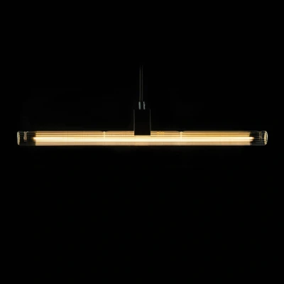 Abbildung von SEGULA LED Leuchtmittel Linienlampe S14d 500mm klar geriffelt, S14d, 1 St., Warmweiß, 2700K,6,2W, CRI 90, dimmbar