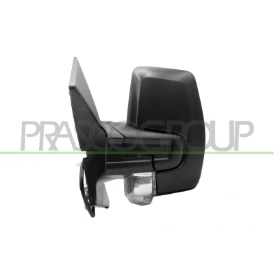 Abbildung von Außenspiegel Prasco FD9147244 links schwarz elektrisch beheizbar, anklappbar, konvex, ungetönt FORD: Transit Custom V362 Bus