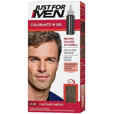 Abbildung von Just for Men Färbung Shampoo, H35 mittelbraun, Farbstoffshampoo für Herren