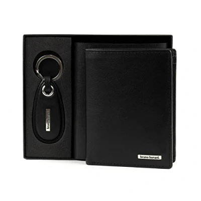 Abbildung von Bruno Banani GIFT SET SLIM Schlüsselanhänger, Herren, Größe: One Size, Black