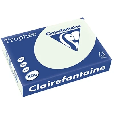 Abbildung von Clairefontaine Kopierpapier Trophee A4 160g/qm VE=250 Blatt blaßgrün
