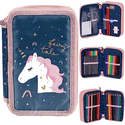 Abbildung von Paso PP23JN 023, Mäppchen Unicorn, Multicolor