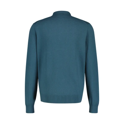 Abbildung von LERROS Strickpullover Langarm Strickpolo mit Wollanteil