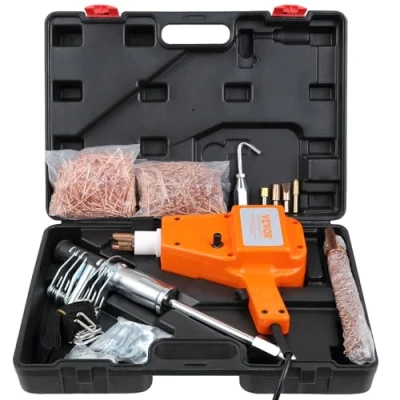 Abbildung von VEVOR Ausbeulspotter 800 VA 220 V 1600 A Ausbeul Set Dellenlifter Punktschweißgerät inkl. verschiedener Elektroden Ausbeulwerkzeug zur professionellen Reparatur von Kfz Karosserien