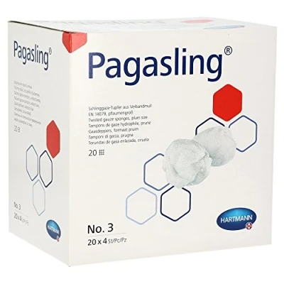 Abbildung von Pagasling Mulltupfer steril Größe 3 pflaumengross