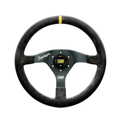 Abbildung von Omp OMPOD/2020/N Veloursleder Lenkrad Durchmesser 350mm Oval Handgriff: Superleggero‘Velocita 30x25mm.Colour: Schwarz