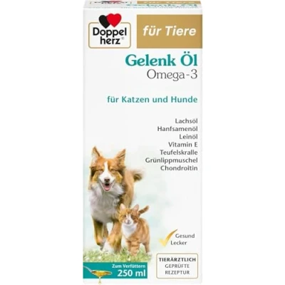 Abbildung von Doppelherz für Tiere Gelenk Öl Katzen und Hunde 250 ml
