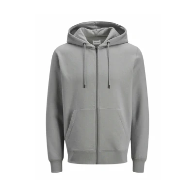 Abbildung von Jack &amp; Jones Jjestar Basic HOOD Sweatjacke, Herren, Größe: XS, Ultimate grey