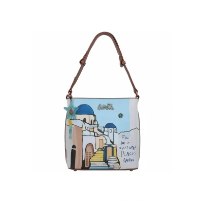 Abbildung von Anekke Mediterranean Sunrise Handtasche, Damen, Größe: One Size, Mehrfarbig