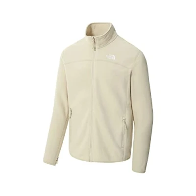 Abbildung von The North Face 100 Glacier 1/4 ZIP Fleecepullover, Herren, Größe: XS, Gravel