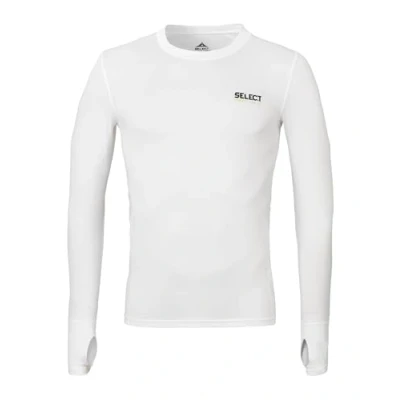 Abbildung von Select Kompressions Shirt Lang, 10/12, weiß, 5690210000