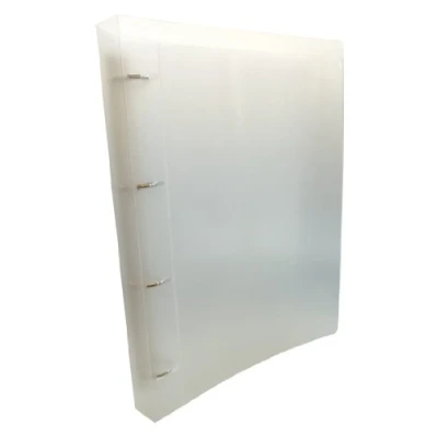 Abbildung von Foldersys Ringbuch A4 PP 25mm 4 Ringe mit Taschen transparent