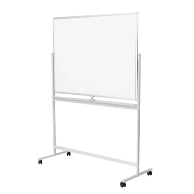 Abbildung von LogiLink EO0064 Whiteboard/Tafel, 2 seitig beschreibbar, 120 x 80 cm, auf Rollen, Aluminiumrahmen