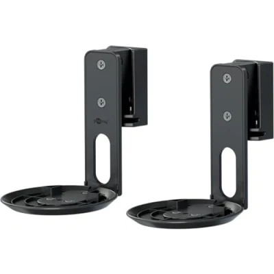 Abbildung von goobay Wandhalterung für Sonos Era 100 / Lautsprecher Wandhalter bis 3kg Schwenkbar &amp; Neigbar/schwarz 71025