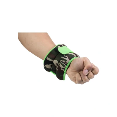 Abbildung von GORILLA SPORTS Gewichtsmanschette 2er Set, Verstellbar, für Beine und Arme, Laufgewichte, Ankle Weights