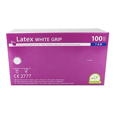 Abbildung von PAPSTAR Einmalhandschuhe white grip M transparent