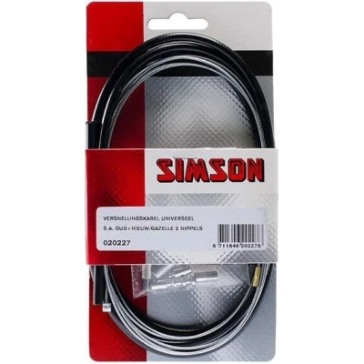 Abbildung von Schaltzug Satz Simson Sturmey Archer / Gazelle Schwarz