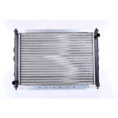 Abbildung von NISSENS 642161 Kühler, Motorkühlung Aluminium 520 389 22 Kühlrippen mechanisch gefügt ROVER: 200 Hatchback, 25 Schrägheck, Coupe