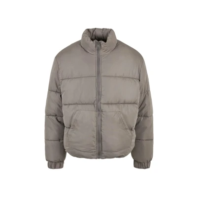 Abbildung von Urban Classics Cropped Puffer Jacket Winterjacke, Herren, Größe: Large, Asphalt