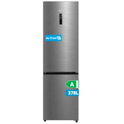 Abbildung von Midea MDRB521MGA46O Kühl /Gefrierkombination/NoFrost/Besonders leise 29dB/Inverter Kompressor/Niedrigtemperaturzone/180 Verstellbare Gefrierfach Schublade/201 cm hoch/256 L Kühlteil/122 Gefrierteil