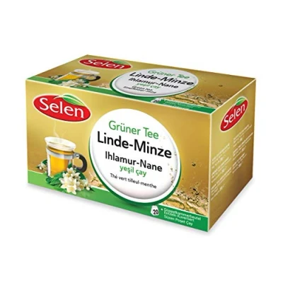 Abbildung von Selen Grüner Tee Linde Minze 20 Teebeutel