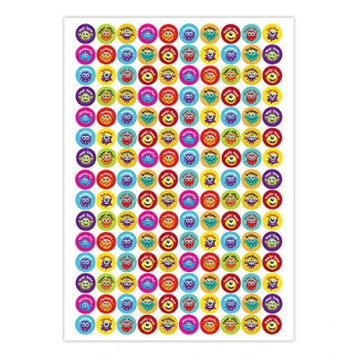Abbildung von SuperStickers Belohnungsaufkleber &quot;Lob Monster&quot;, 1500 x 16 mm, DAS12325