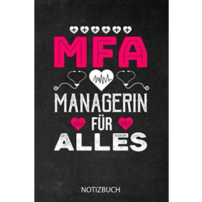 Abbildung von MFA Notizbuch: Lustiges Geschenk für eine I Notizbuch, 120 linierte Seiten Format 6x9 Zoll, DIN A5 Soft Cover matt