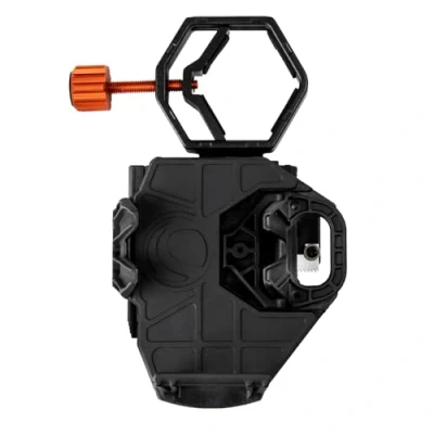 Abbildung von Celestron 81036 NexGO universeller Zweiachsen Smartphone Adapter zum Digiscoping und Astroimaging Verbindet Ihre Kamera mit einer optischen Linse, um Bilder Videos zu erfassen, Schwarz