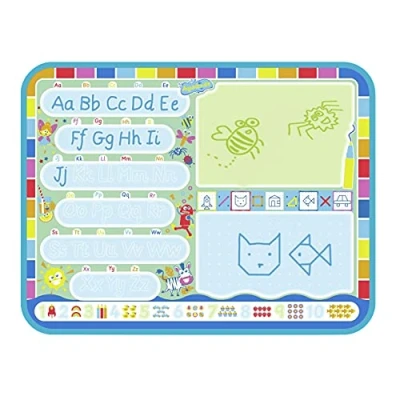 Abbildung von Aquadoodle My ABC Doodle Large Water Mat, Official TOMY No Mess Colouring &amp; Drawing Game, Suitable for Toddlers and Children Aged 3, 4 5 +