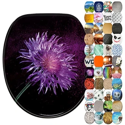 Abbildung von Sanilo WC Sitz Purple Dust, mit Absenkautomatik