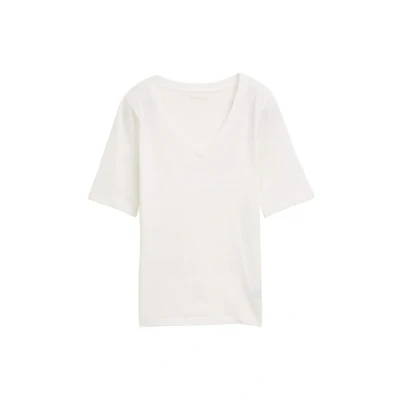Abbildung von TOM TAILOR Damen 1048308 T Shirt, 10315 Whisper White, M