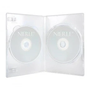 Abbildung von Amaray DVD Doppelhüllen, 15 mm, Maschinen pack Qualität, Transparent, 50 Stück