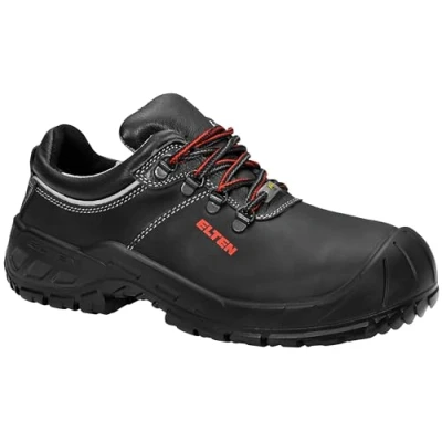 Abbildung von ELTEN Sicherheitsschuhe RENZO XW Low ESD S3, Damen und Herren, Leder, Stahlkappe, leicht, robust, Schwarz, Größe: 42