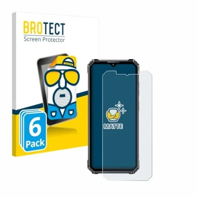 Abbildung von BROTECT Entspiegelungs Schutzfolie für Oukitel WP28 / WP28E (6 Stück) Matte Displayschutz Folie, Anti Reflex, Fingerprint