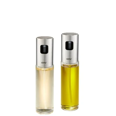Abbildung von GEFU Essig &amp; Öl Sprüher NEVA, 2er Set Sprühflaschen für Speiseöl, präzises Dosieren fettarmes Kochen, 100 ml, Heißluftfritteuse
