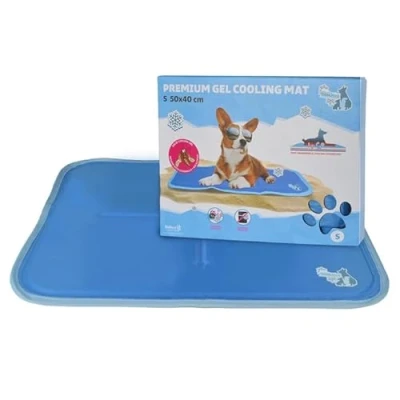 Abbildung von CoolPets Premium Kühlmatte Hund S 50 x 40 cm Kühlung für Hunde Hundematte zum Kühlen rutschfeste Matte Mit Citronella und Eukalyptus