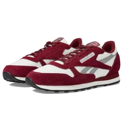 Abbildung von Reebok Classic LOW NON Football Sneaker low, Größe: 40, Rich maroon chalk grey Polyester