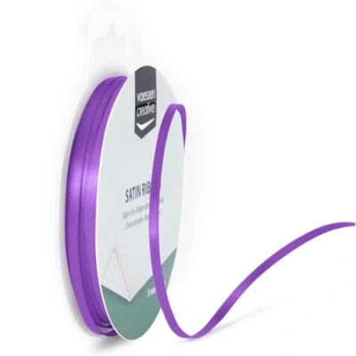 Abbildung von Vaessen Creative Satinband 3mmx10m Lila