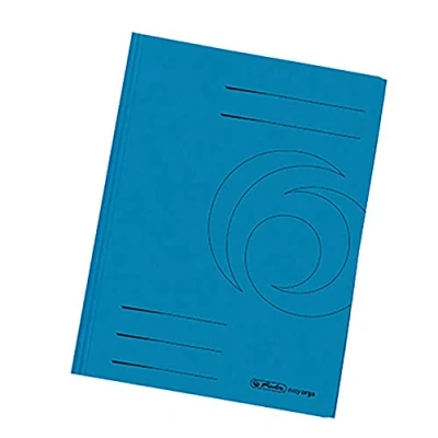 Abbildung von 10 x Herlitz Einschlagmappe A4 Recycling intensiv blau