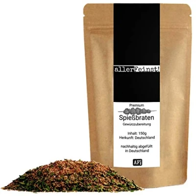 Abbildung von allerFeinst! Premium Spießbraten Gewürzzubereitung, Gewürz für Spieß und Rollbraten, 1er Pack (1 x 150g)
